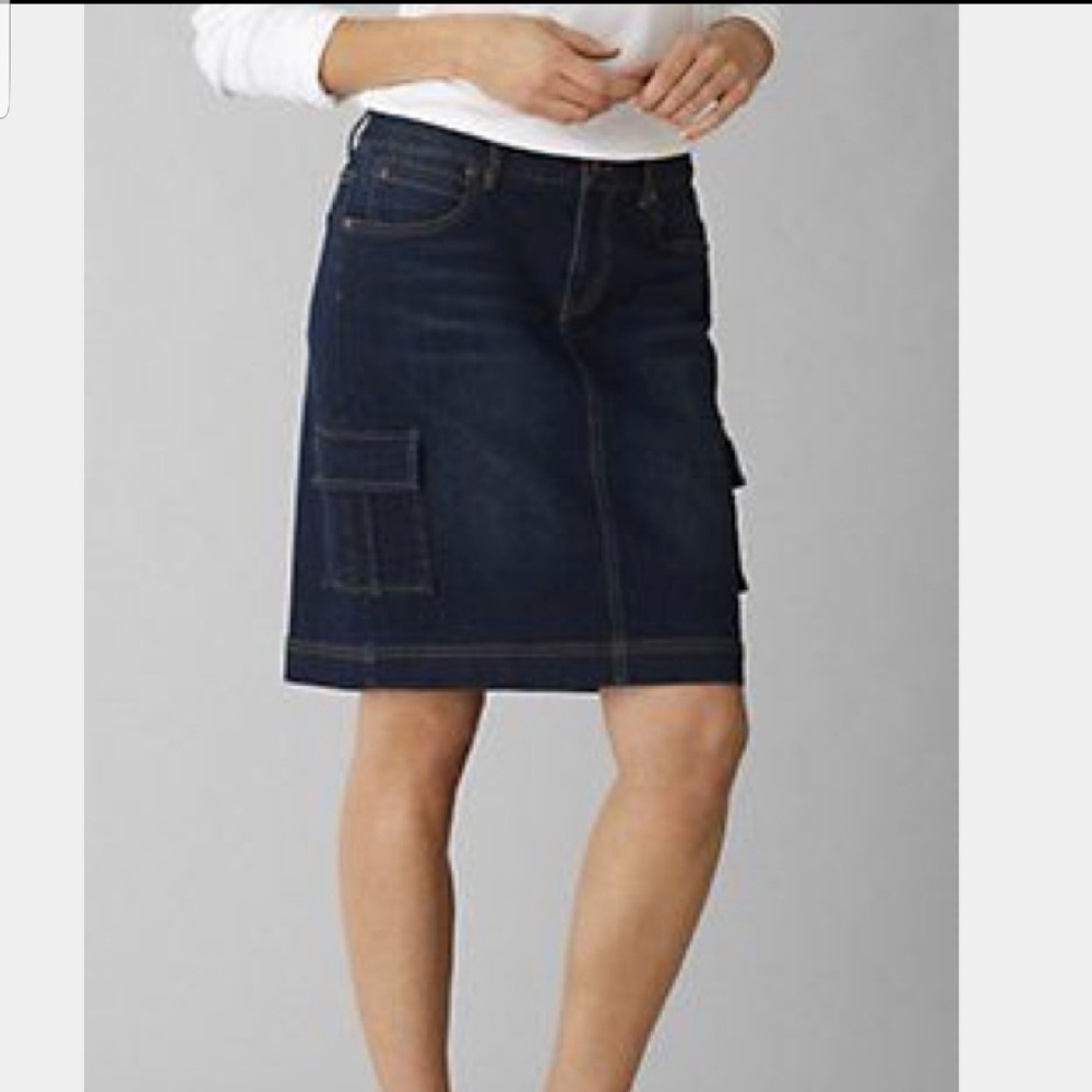 J. Jill denim cargo skirt